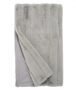 Dove Posh Faux Fur Throw 60"x72"