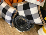 Load image into Gallery viewer, Buffalo Check Pillows with Burlap Stitching
