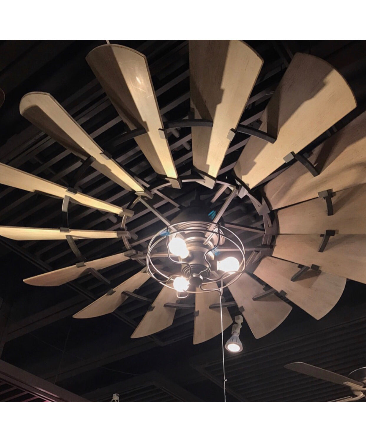 Oiled Bronze Windmill Indoor Ceiling Fan