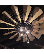 Load image into Gallery viewer, Oiled Bronze Windmill Indoor Ceiling Fan
