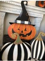 Load image into Gallery viewer, Large Jack-o’-lantern  Metal Stake
