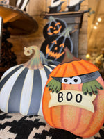 Load image into Gallery viewer, Boo Pumpkin with Creeper
