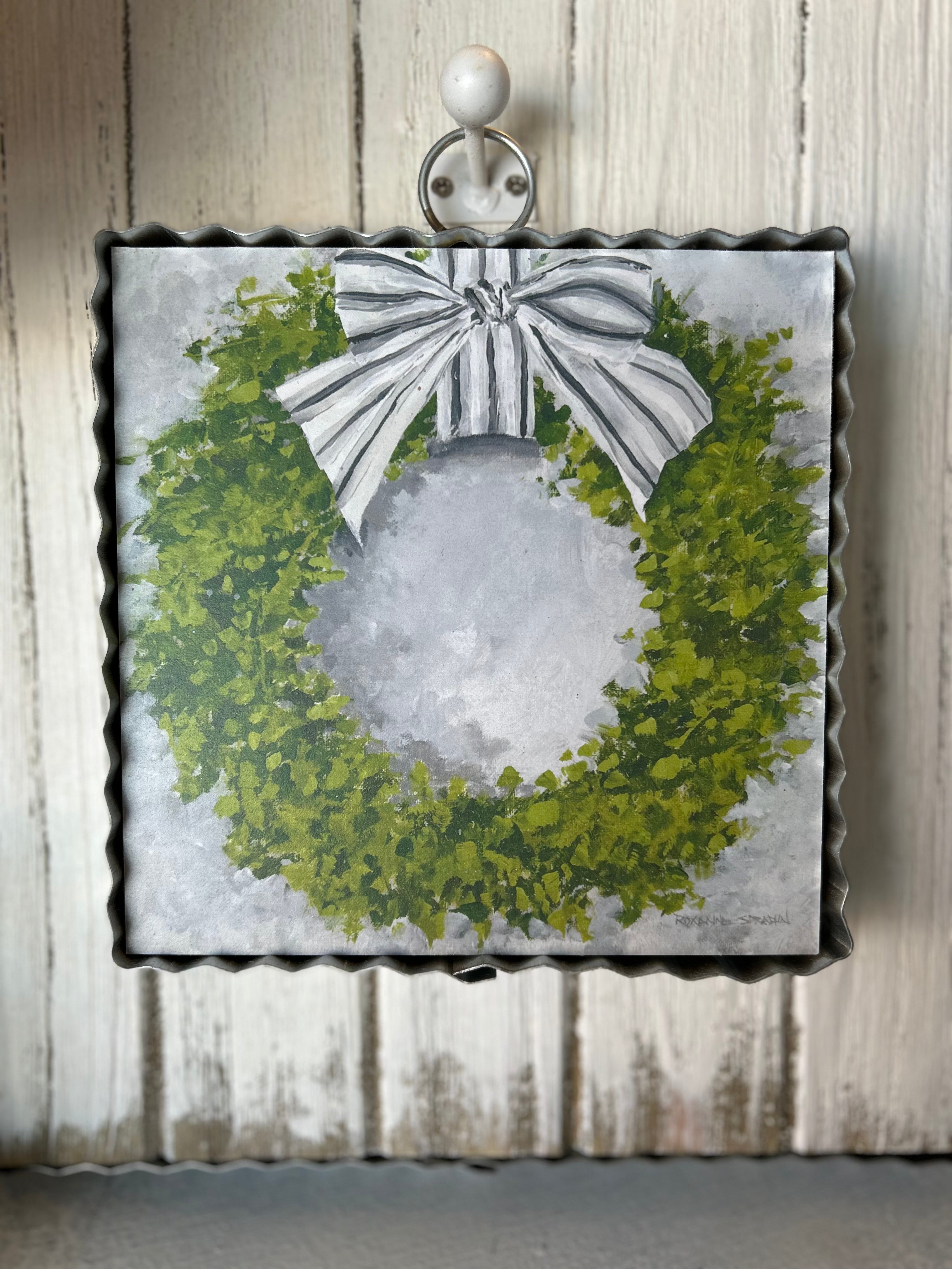 Boxwood Wreath Mini Print