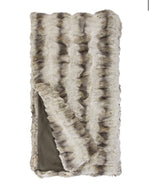Load image into Gallery viewer, Couture Truffle Chinchilla Mink Faux Fur Throw 60”x72”
