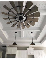 Load image into Gallery viewer, Oiled Bronze Windmill Indoor Ceiling Fan
